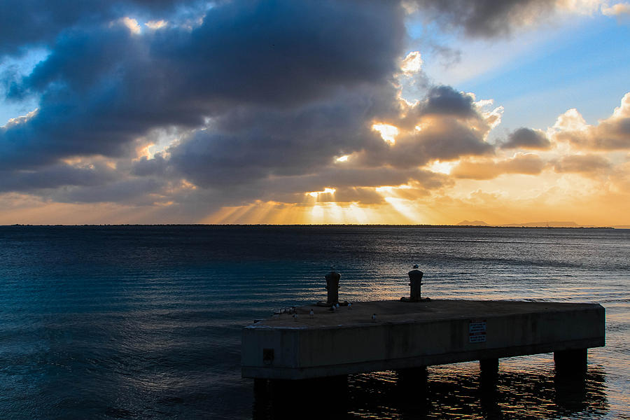 Bonaire sunset Photograph by Haren Images- Kriss Haren
