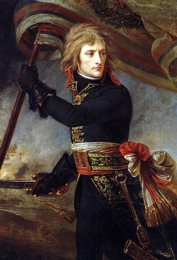 Bonaparte on the Bridge Painting by Jean Antoine Gros