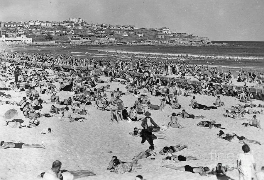 Bondai Beach 1932 Sydney Austalia Photograph