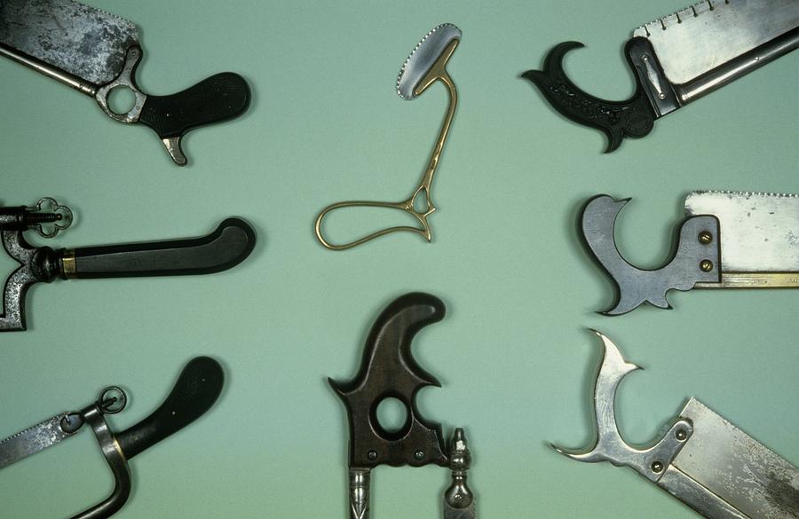 Bone Saw Handles Photograph by Science Photo Library