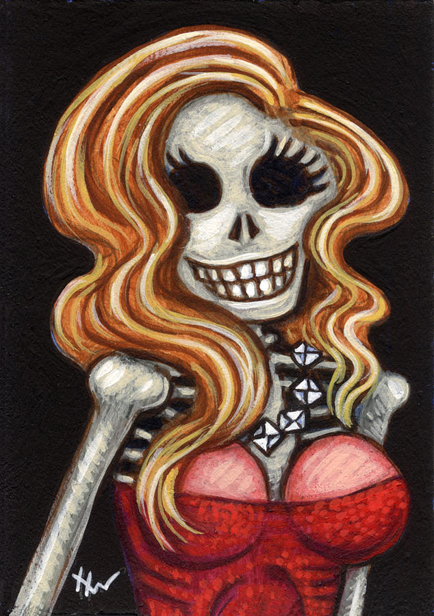 Bonetox Painting by Holly Wood