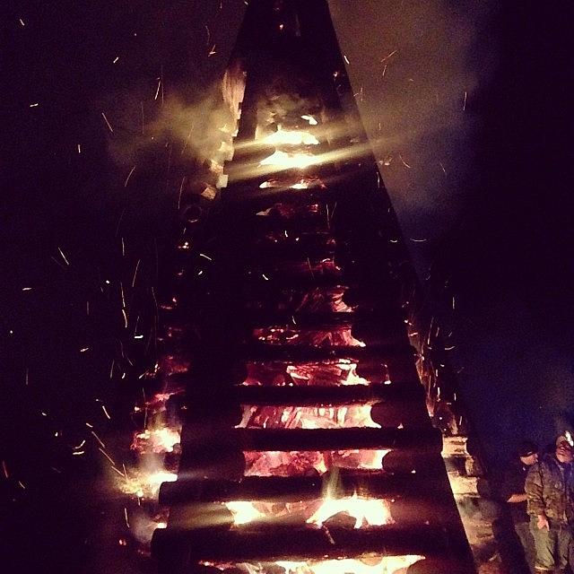 Bonfires Photograph - Bonfires #igersoflouisiana by Scott Pellegrin
