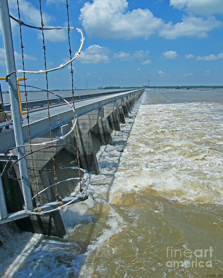 Bonnet Carre Spillway Floodwaters 2011 Louisiana Photograph by Lizi Beard-Ward