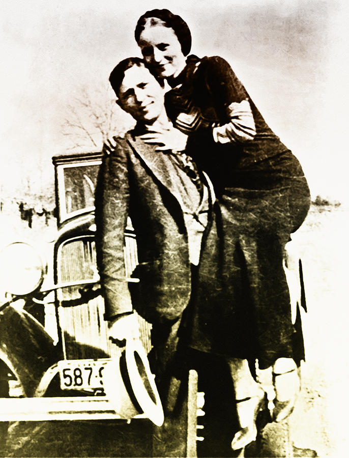 Bonnie And Clyde Photograph - Bonnie and Clyde by Bill Cannon