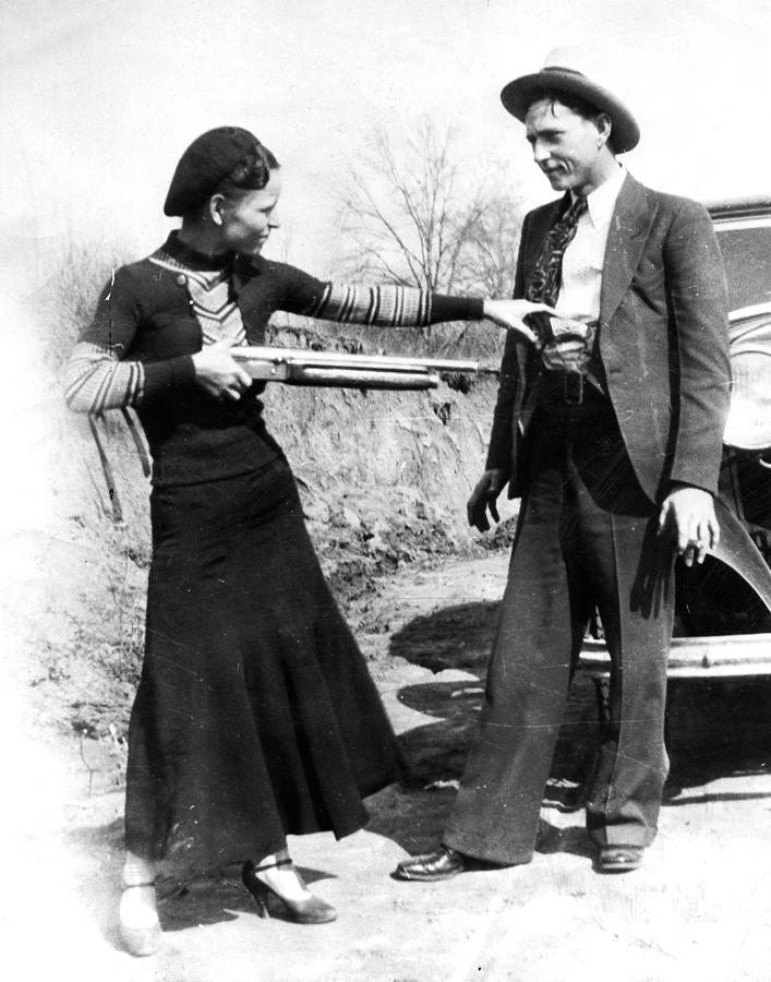 Bonnie and Clyde Photograph by Retro Images Archive