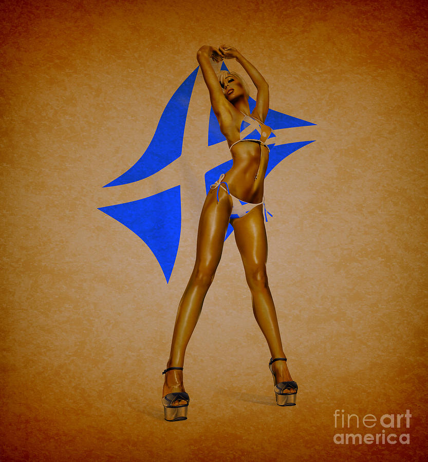 Pin-up Scotland Digital Art by Brian Gibbs