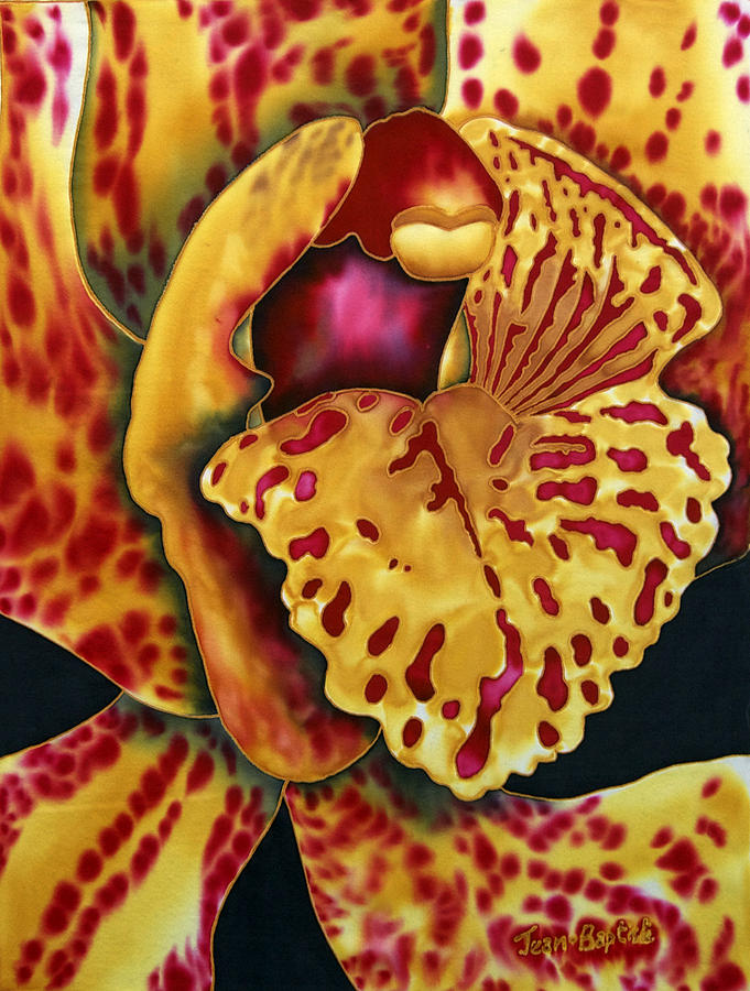 Bonnie Orchid II Tapestry - Textile by Daniel Jean-Baptiste