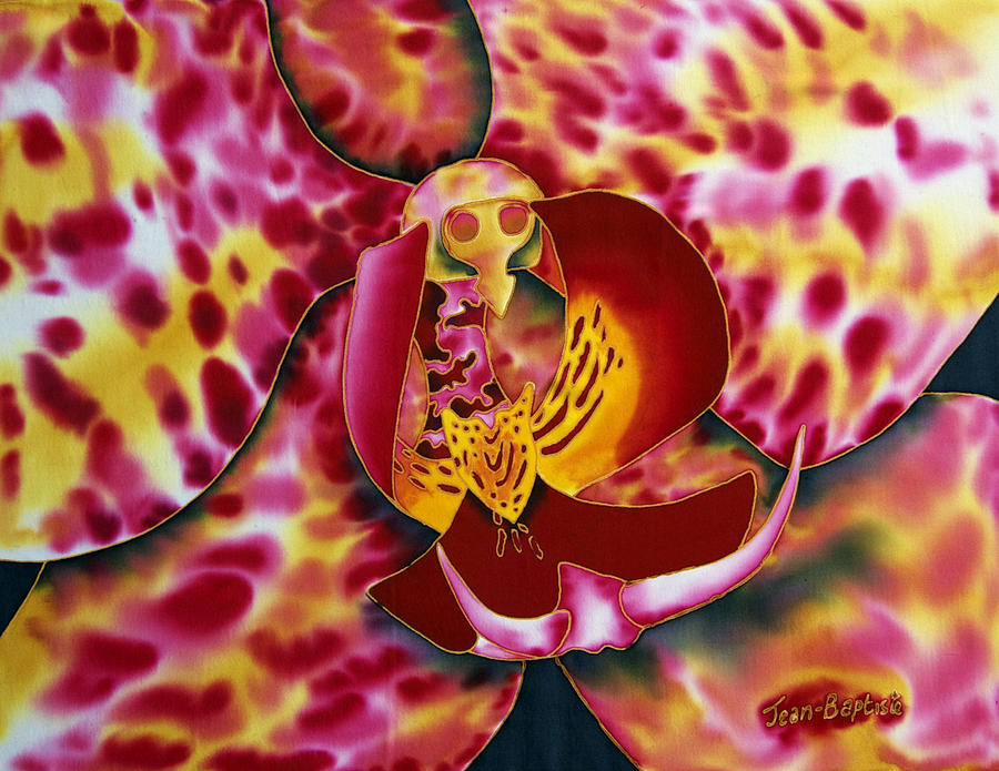Bonnie Orchid III Painting by Daniel Jean-Baptiste