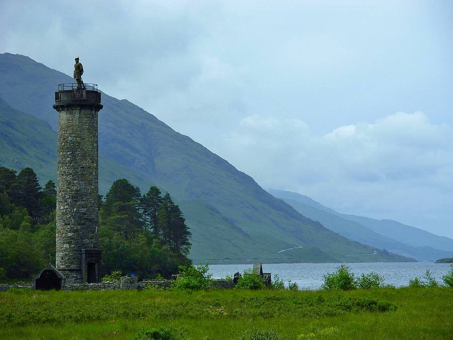  The Scots Monument at Glenfinnin Scotland Photograph by Joan-Violet Stretch