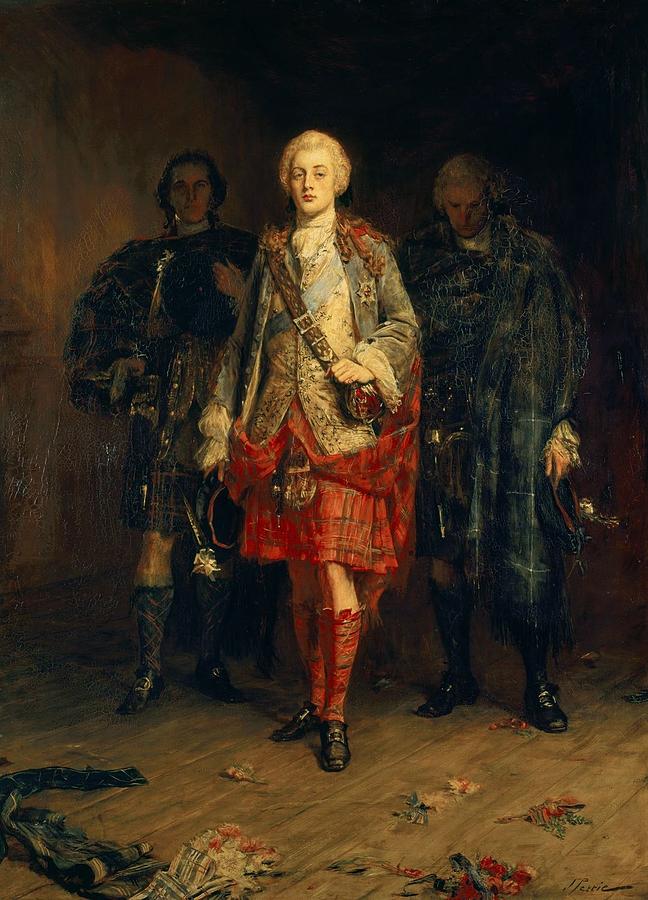 Bonnie Prince Charlie Painting by MotionAge Designs