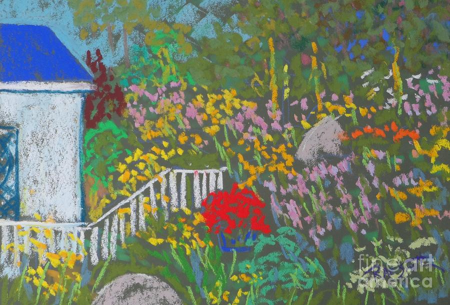 Bonnies Garden Pastel by Rae  Smith
