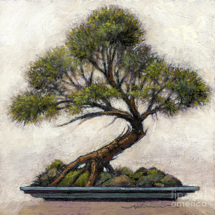 bonsai tree painting