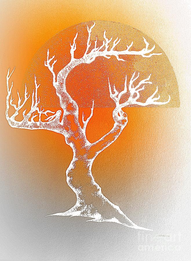 Bonsai Orange Digital Art by Greg Moores