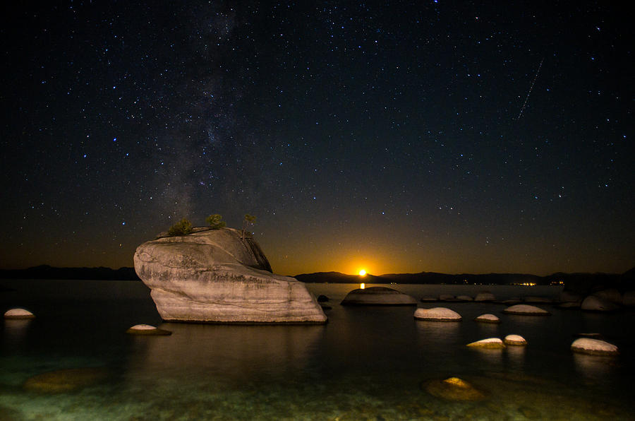 Bonsai Rock Lake Tahoe Photograph by Scott McGuire
