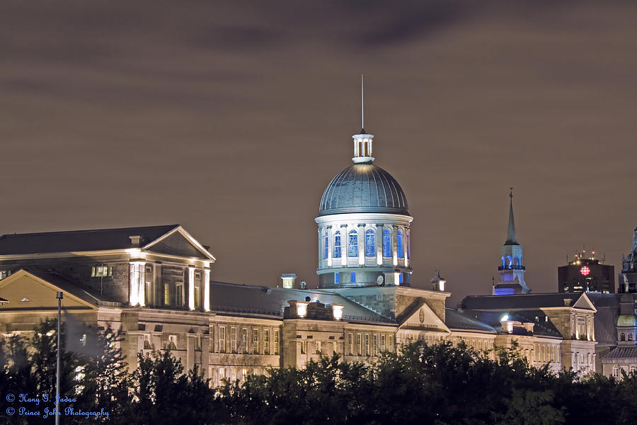 Bonsecours At Night Photograph by Hany J