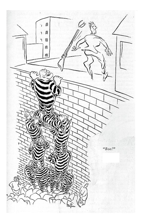 Boo Drawing by George Price Boo Drawing by George Price