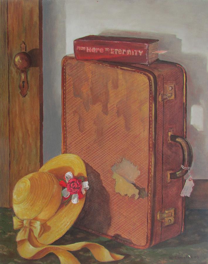 Book Case Painting by Tony Caviston