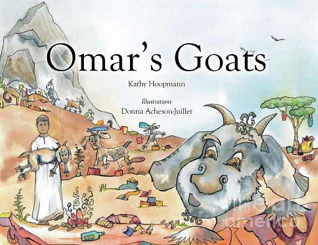 Book cover of Omars Goats Painting by Donna Acheson-Juillet