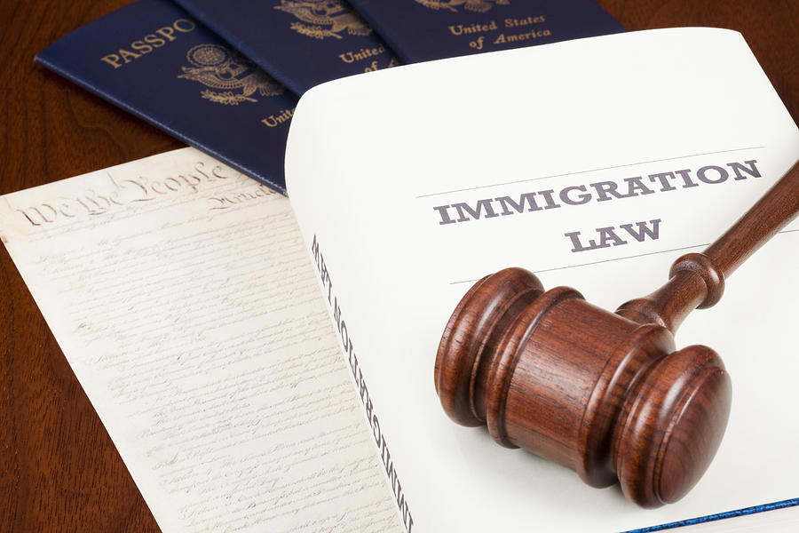 Book on Immigration law Photograph by Ericsphotography
