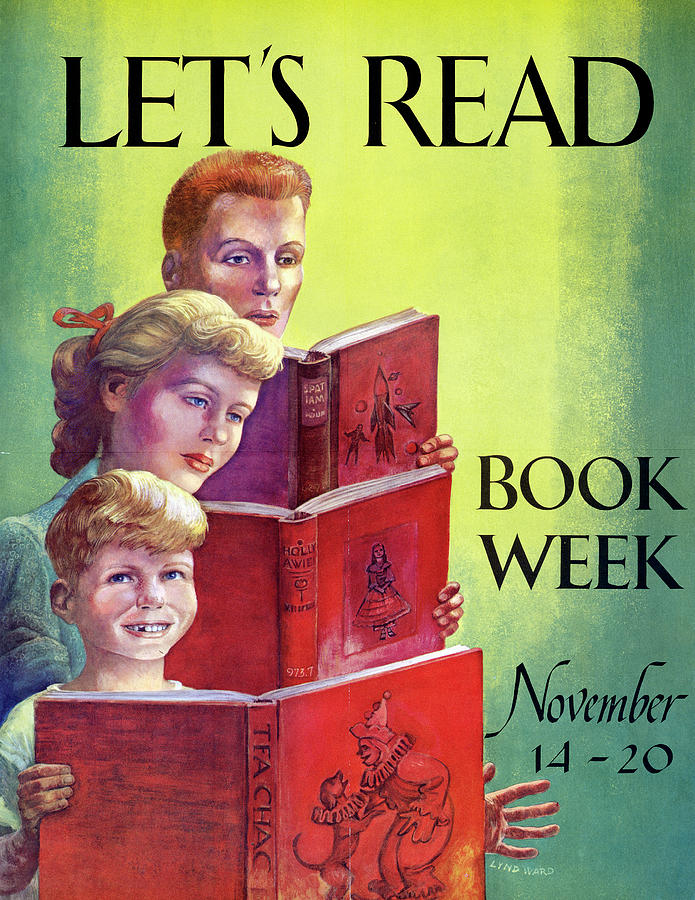 Book Week, 1959 Drawing by Granger