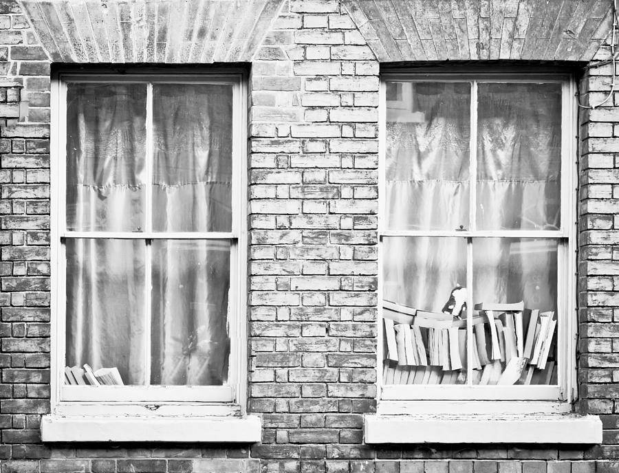 Books in the window Photograph by Tom Gowanlock - Fine Art America