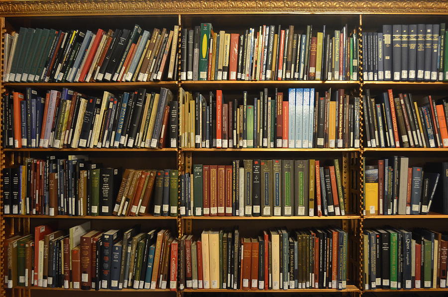 Bookshelves Photograph by Philip Ralley - Fine Art America