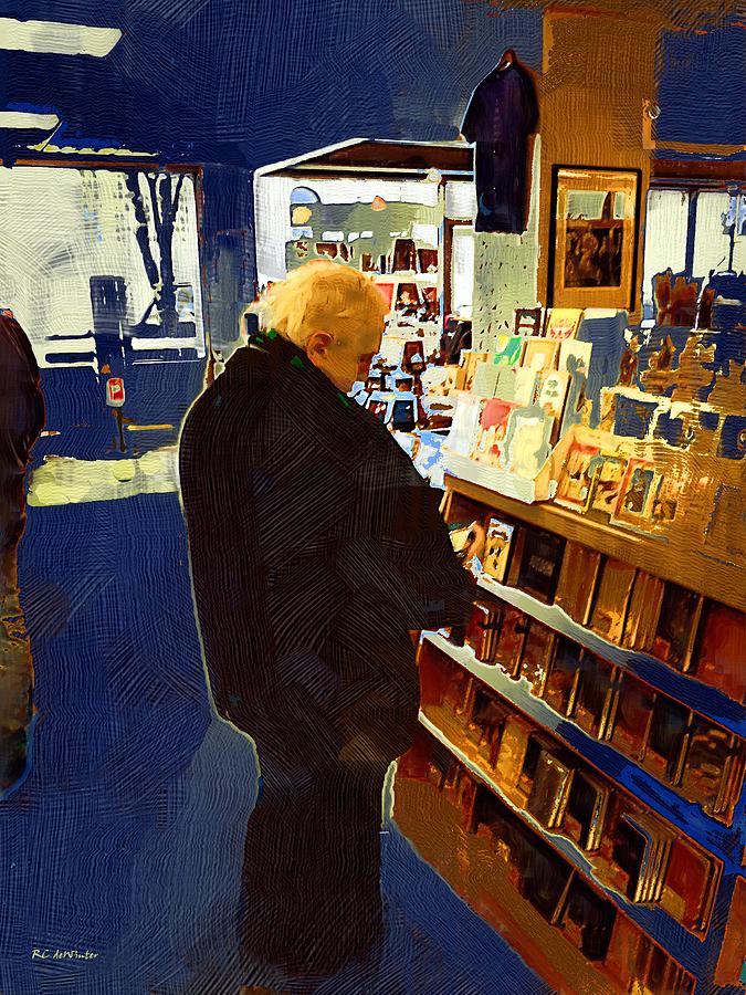Bookstore Dreamer Painting by RC DeWinter