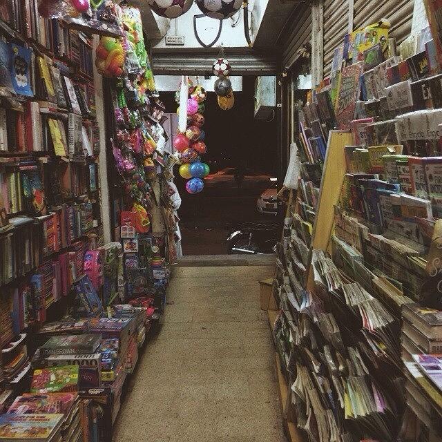 Vscocam Photograph - Bookstore In An Alley #vscocam by Saad Halim