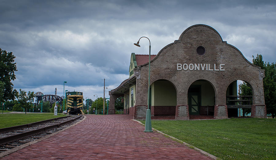 Boonville Depot Photograph by Wayne Meyer