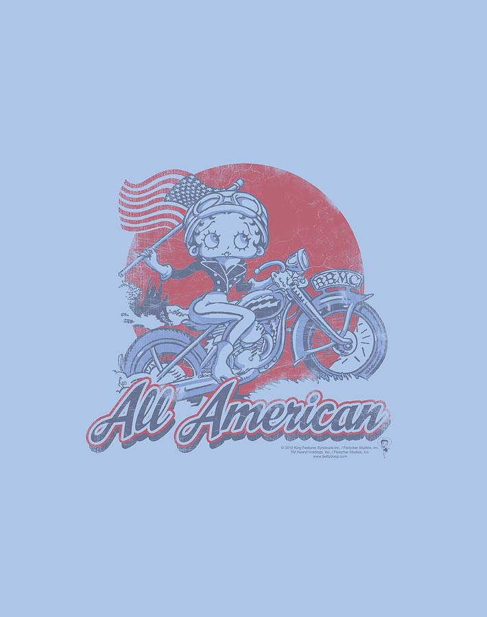 Boop - All American Biker Digital Art by Brand A