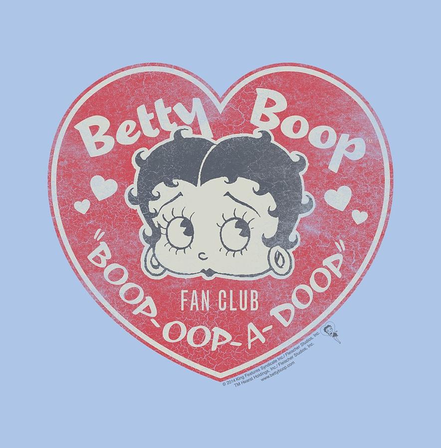 Betty Boop Digital Art - Boop - Fan Club Heart by Brand A