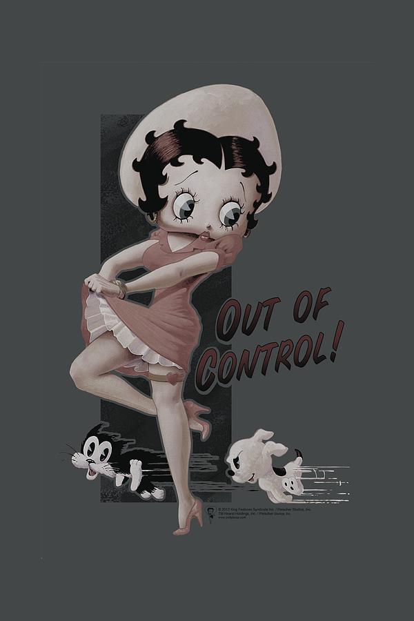 Betty Boop Digital Art - Boop - Out Of Control by Brand A
