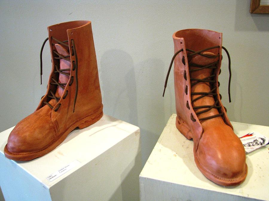 Boot Ceramic Art by Dariush Rose | Fine Art America