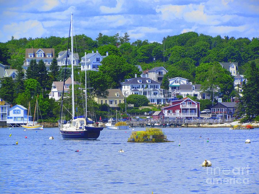 Boothbay Harbor Photograph by Elizabeth Dow