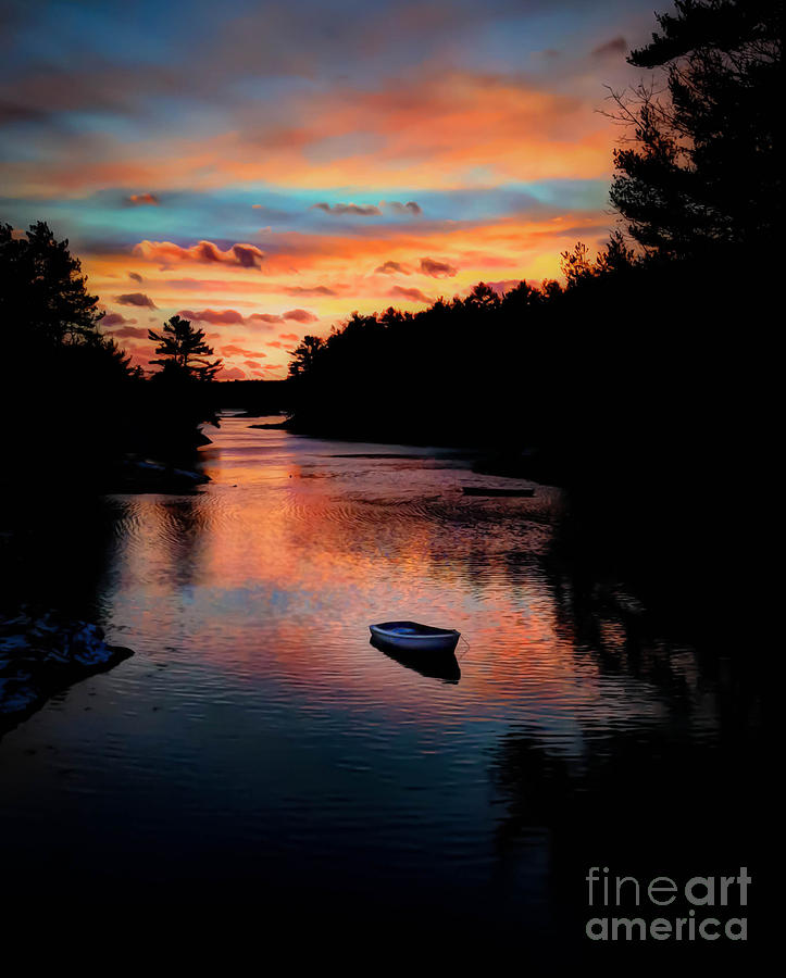 Boothbay Harbor Sunset Photograph by Brenda Giasson
