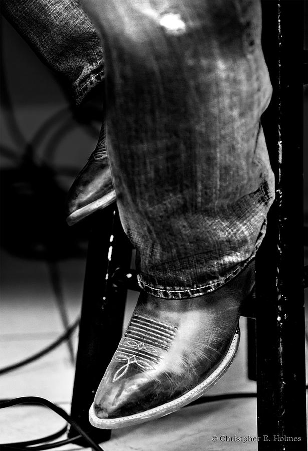 Boots 2 BW Photograph by Christopher Holmes