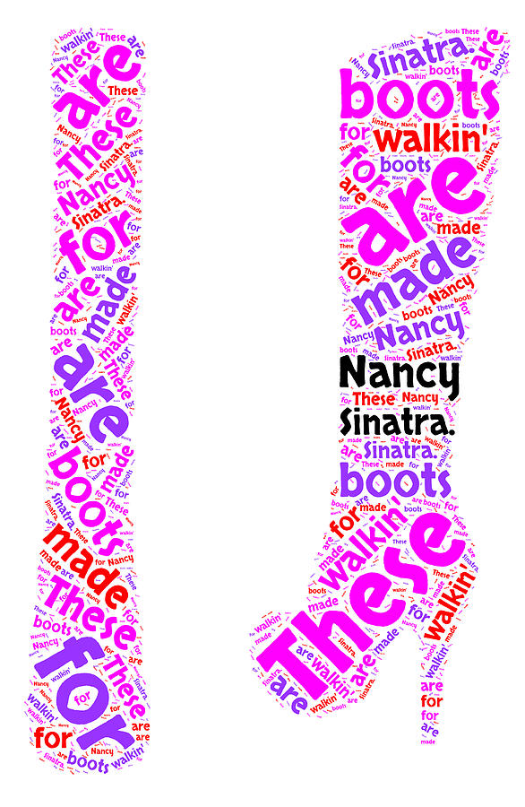 Boots by Nancy Sinatra Painting by Bruce Nutting