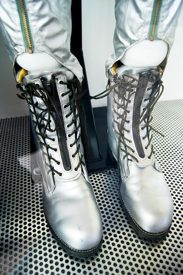 Boots Of Mercury Training Spacesuit Photograph by Mark Williamson/science Photo Library