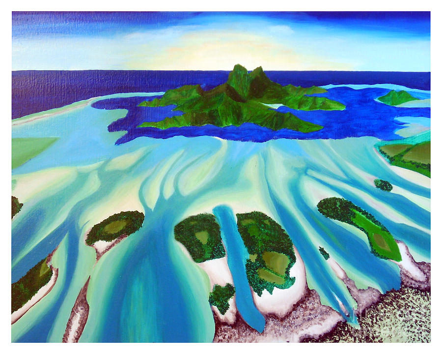 Bora Bora Painting - Bora Bora by Daniel Hageman