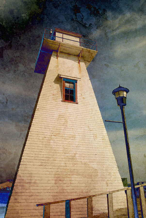Lighthouse Photograph - Borden-Carleton Lighthouse by WB Johnston