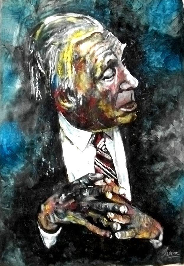 Fantasy Painting - Borges by Marcelo Neira
