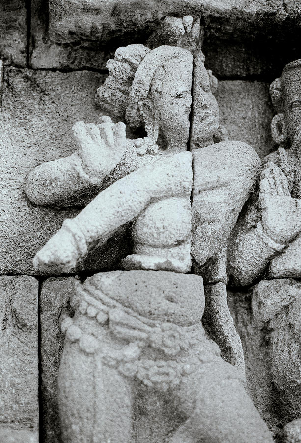 Borobudur Apsara Dancing Photograph by Shaun Higson