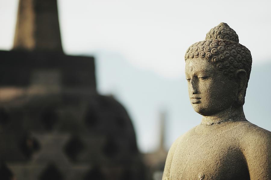 Borobudur Budda Statue Photograph by Carlina Teteris