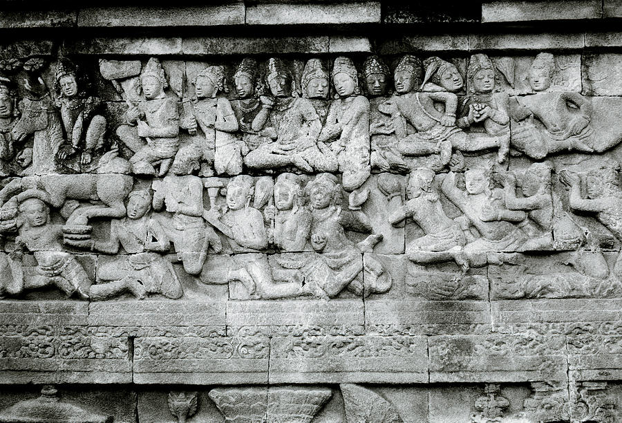 Timeless Borobudur Sculptures Photograph by Shaun Higson