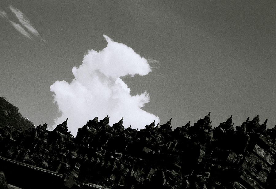 Borobudur Sky Cloud Photograph by Shaun Higson