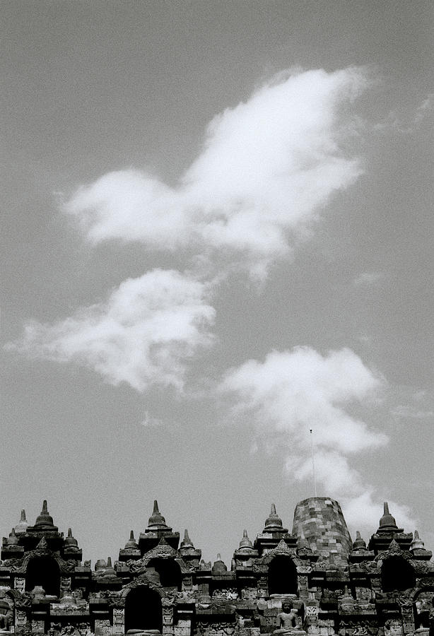 Clouds Over Borobudur Photograph by Shaun Higson
