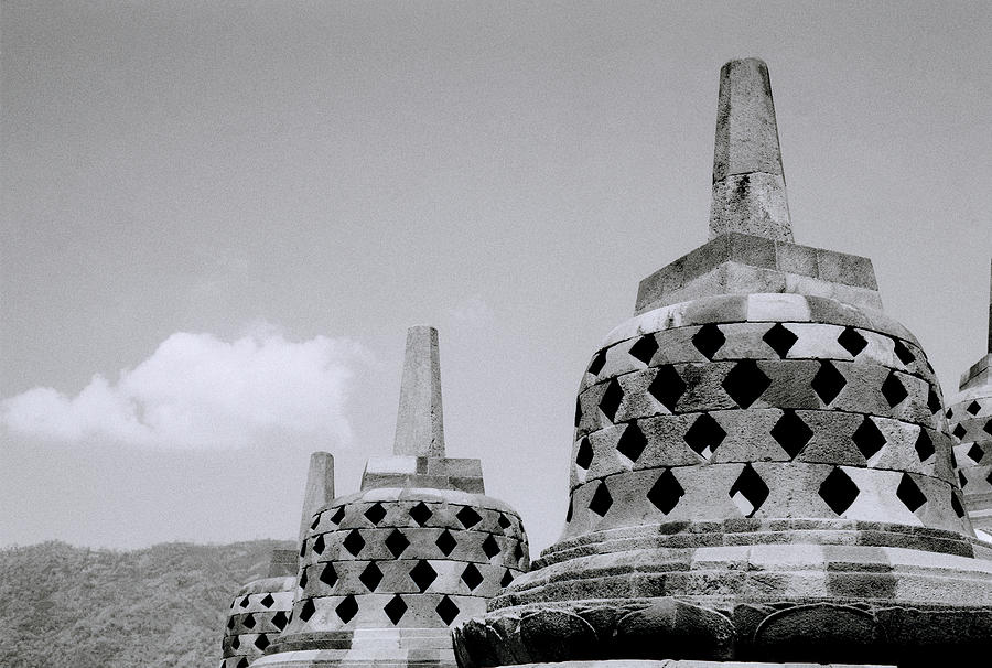 Spiritual Borobudur Stupas Photograph by Shaun Higson