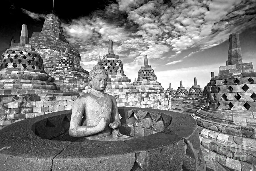 Borobudur Temple 1 - Yogyakarta Photograph by Luciano Mortula