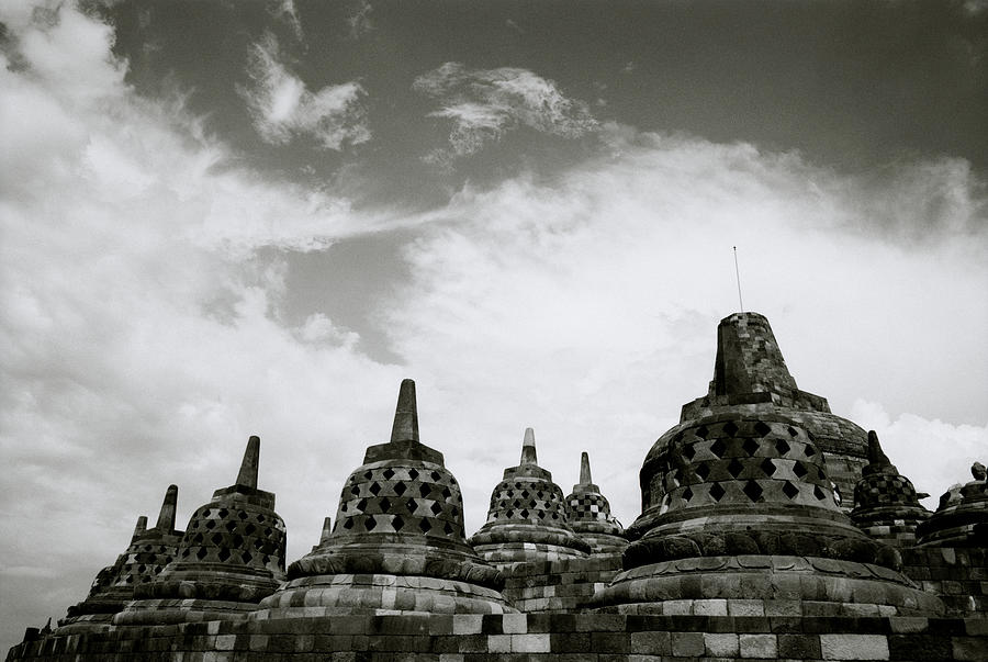 Beautiful Borobudur Temple Stupas Photograph by Shaun Higson