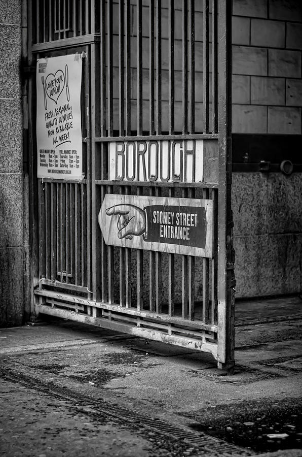 Borough Market Gate Photograph by Heather Applegate